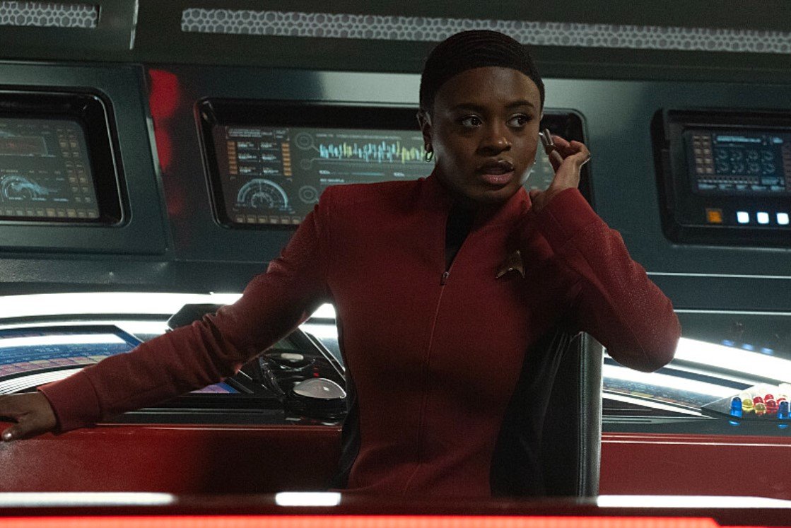   Celia Rose Gooding  as Uhura. Photo Credit: Michael Gibson/Paramount+ 