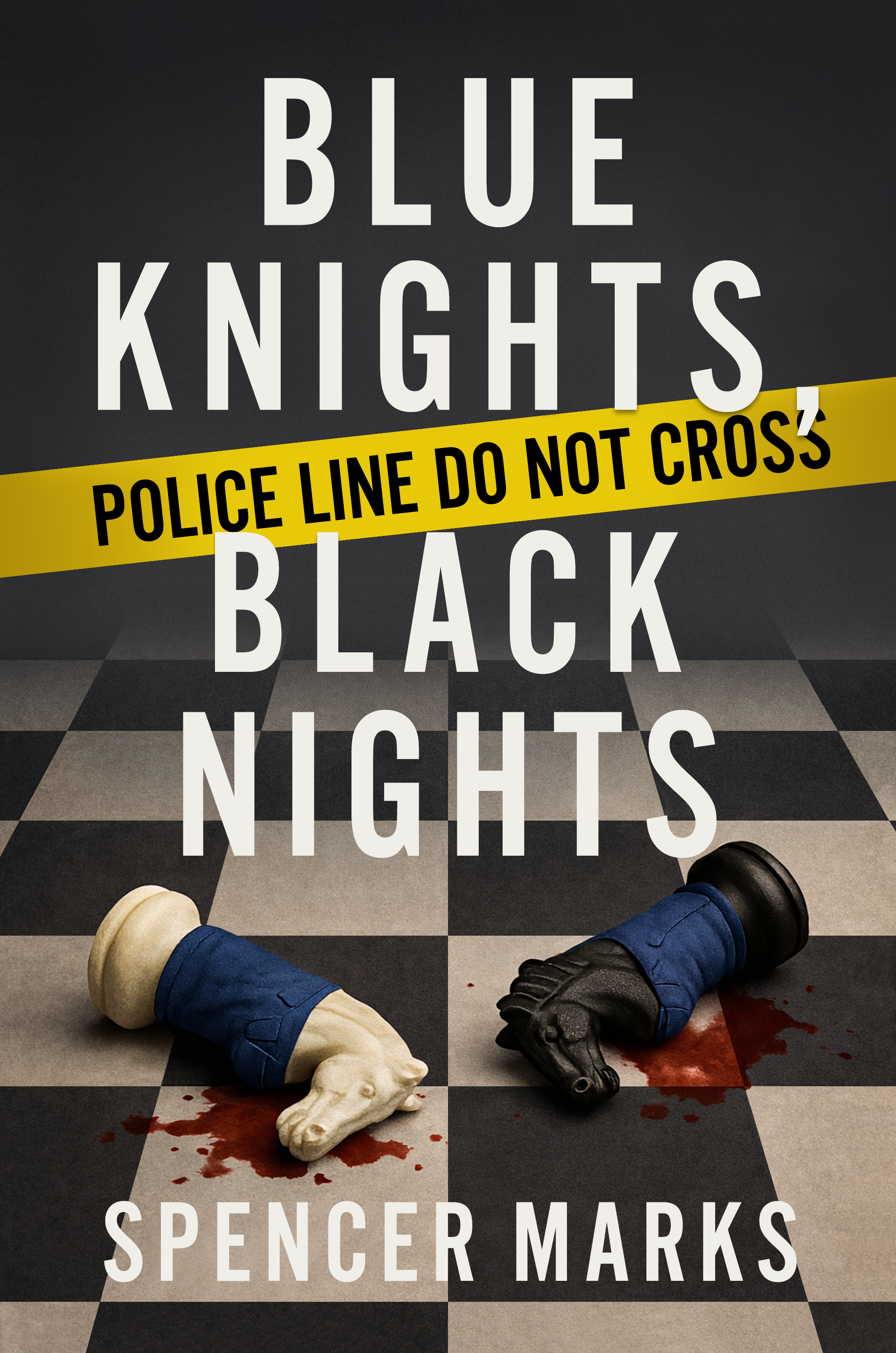 Book cover for Blue Knights, Black Nishts by Spencer Marks