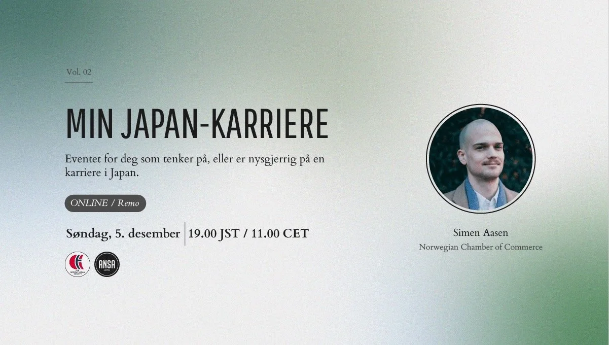 NJS &amp; ANSA Japan: Min Japan-Karriere Vol. 2: Simen Aasen(NCCJ)