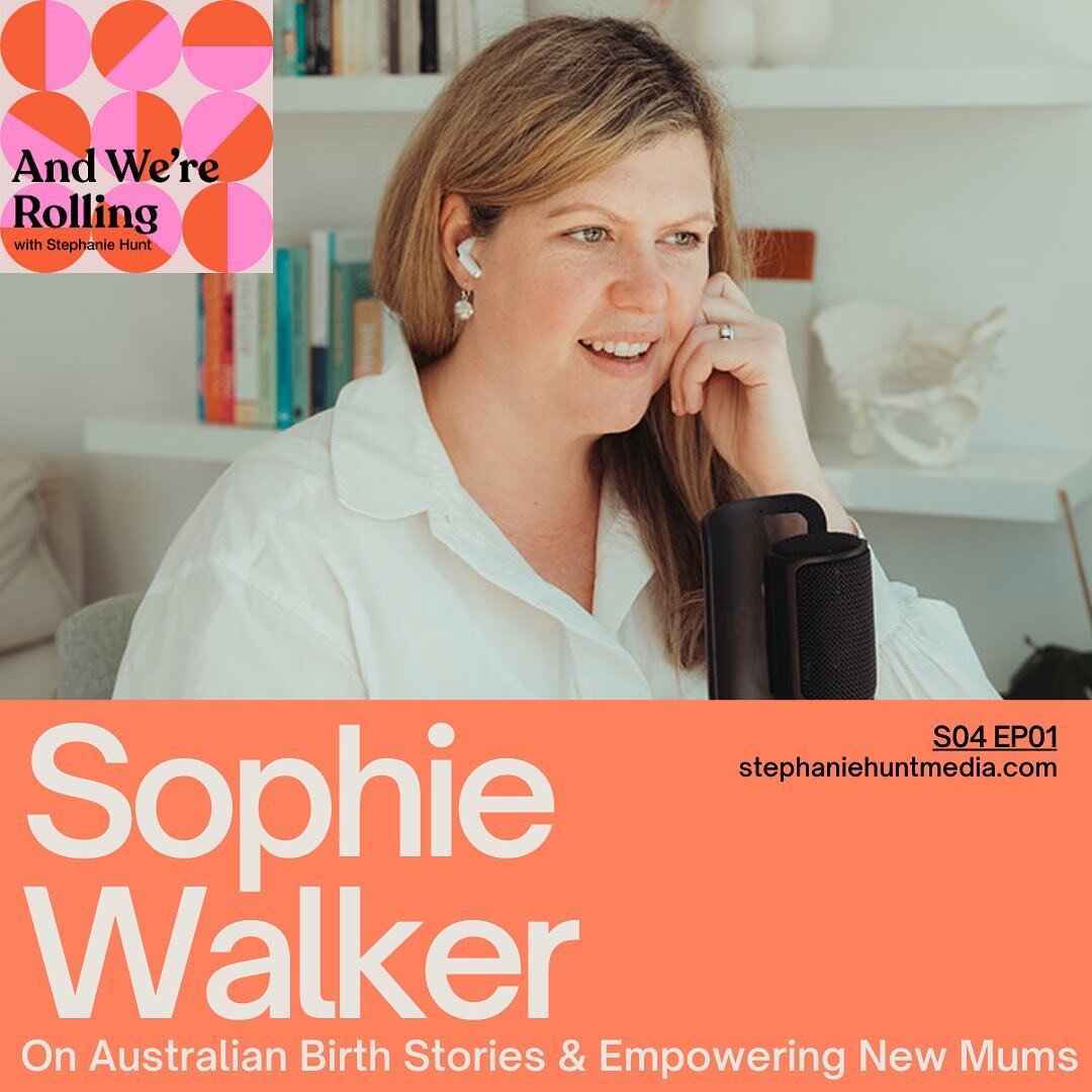 AND WE'RE ROLLING
[season 4 episode 1 - Sophie Walker. Melbourne, Australia.]
Sophie Walker is the creator and host of the wildly successful Australian Birth Stories podcast. 
The poddy has more than 11 million downloads, and 350 episodes of women sh