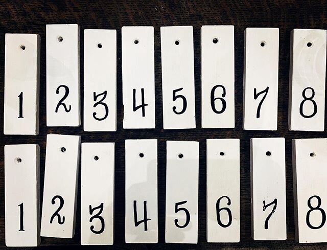 Some new room number key fobs coming your way! @thebelllangford