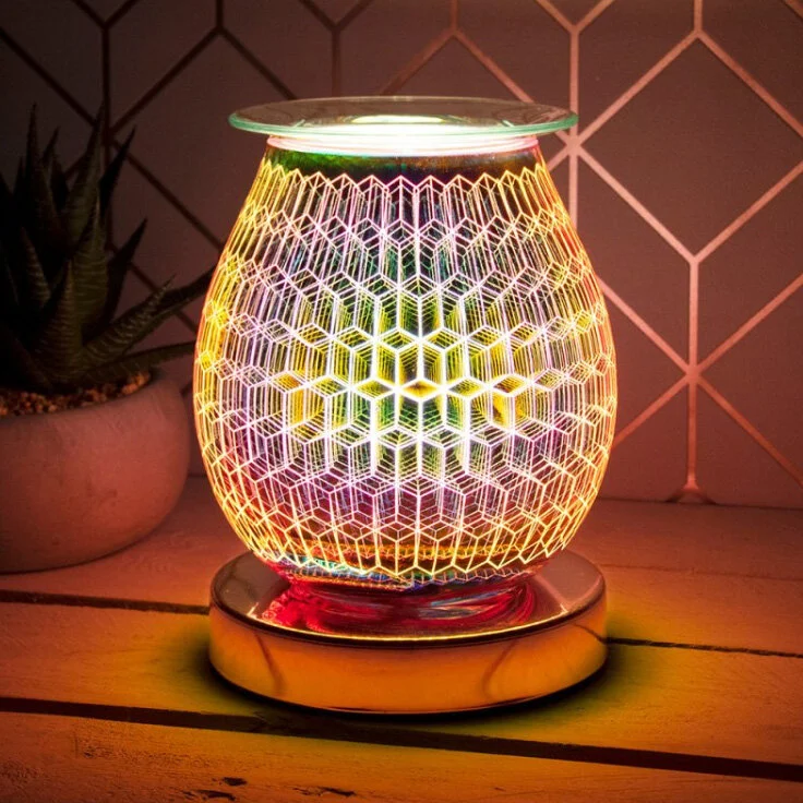 Grey Swirl Electric Touch Wax Burner AR1450 — PROJECT SCENT