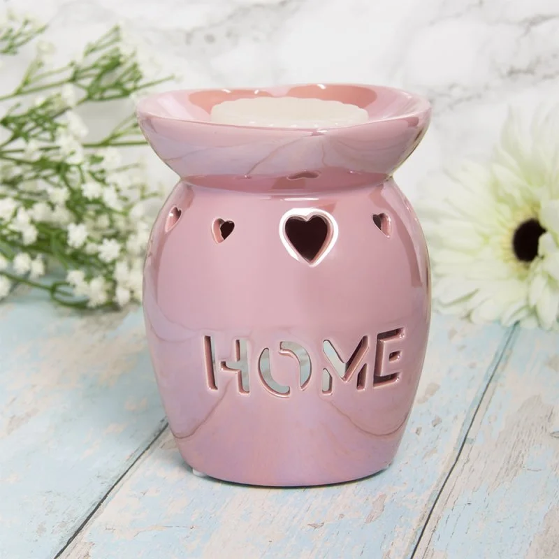 Pink Lustre Tea Light Wax Melt Burner LP47754 — PROJECT SCENT
