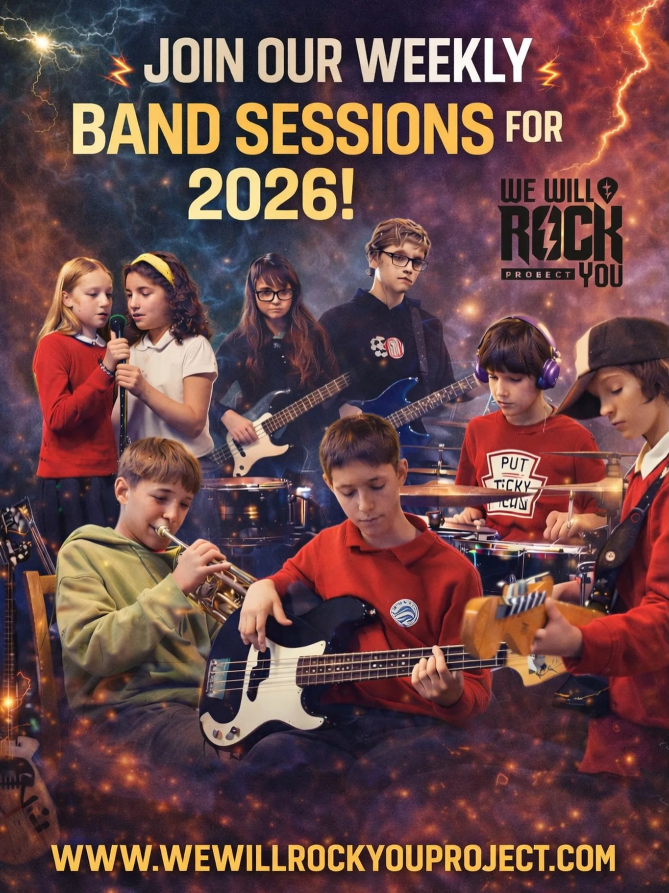 Is your child looking to learn an instrument in a fun, creative weekly band session? Groups available from ages 7+ across South Manchester with a professional DBS checked musician. A chance to hone their skills on their instrument of choice, or try m
