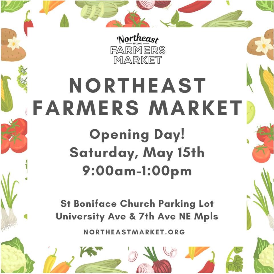 NE Farmers Market Opening Day!