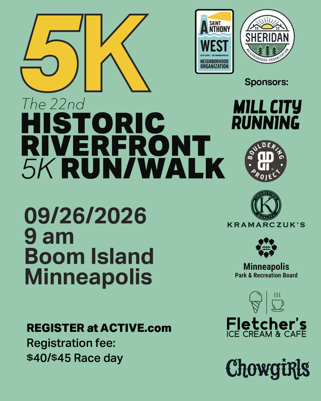 Register TODAY for The Historic 5K!