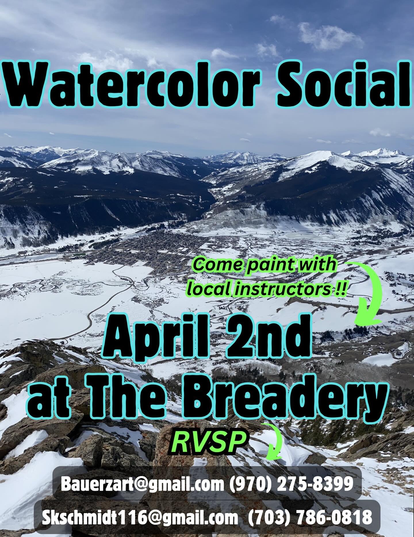 Come make some art, drink some drinks, eat some snacks! All abilities welcome! Sign up with Zach and Sarah! @activatenature @sarah_kat_art 👆