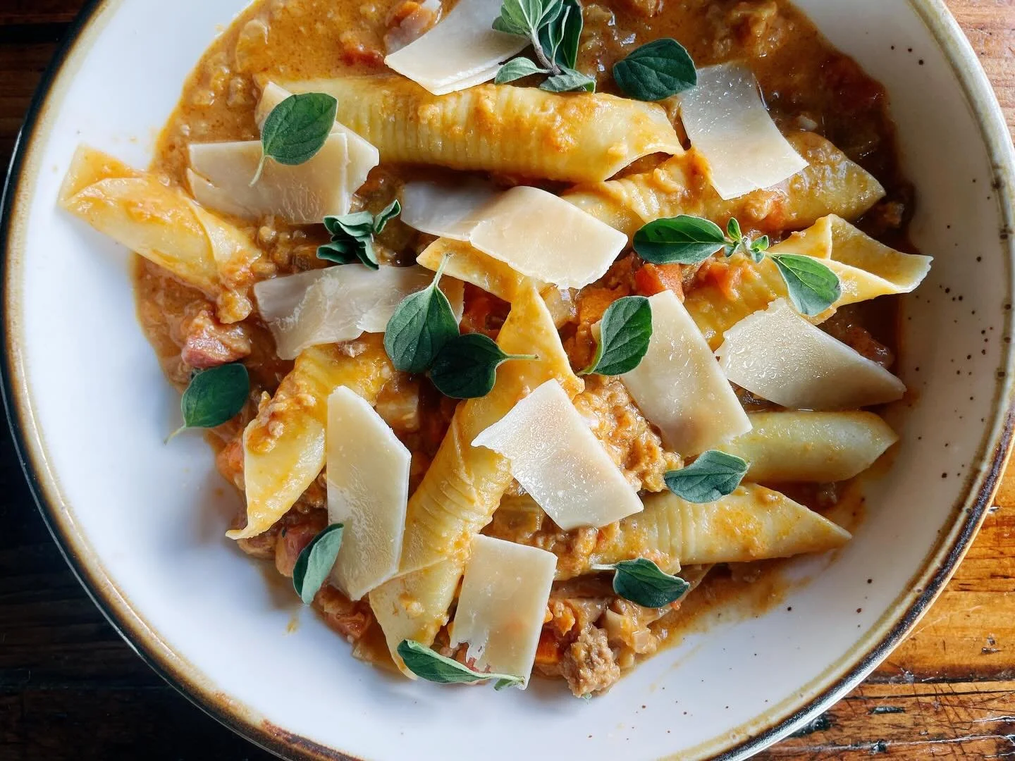 What was meant as just a seasonal special, has turned into a Breadery staple! 
.
Our farmhouse ragu is the ultimate comfort food. The garganelli noods are hand rolled everyday by our pastaias @the.chloester and @carrrrrrllllll_ The sauce is made with