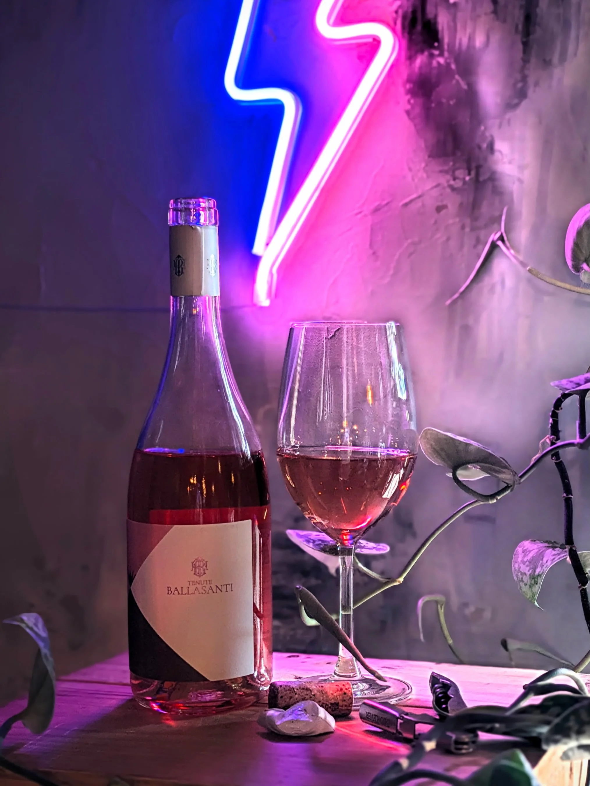 Tenute Ballasanti&rsquo;s Etna Rosato is spooky good. It opens with notes of pomegranate and wild strawberry, followed by herbal sage and thyme. 100% Nerello Mascalese from the Volcanic slopes of Mount Etna, this bone dry ros&eacute; has bracing mine