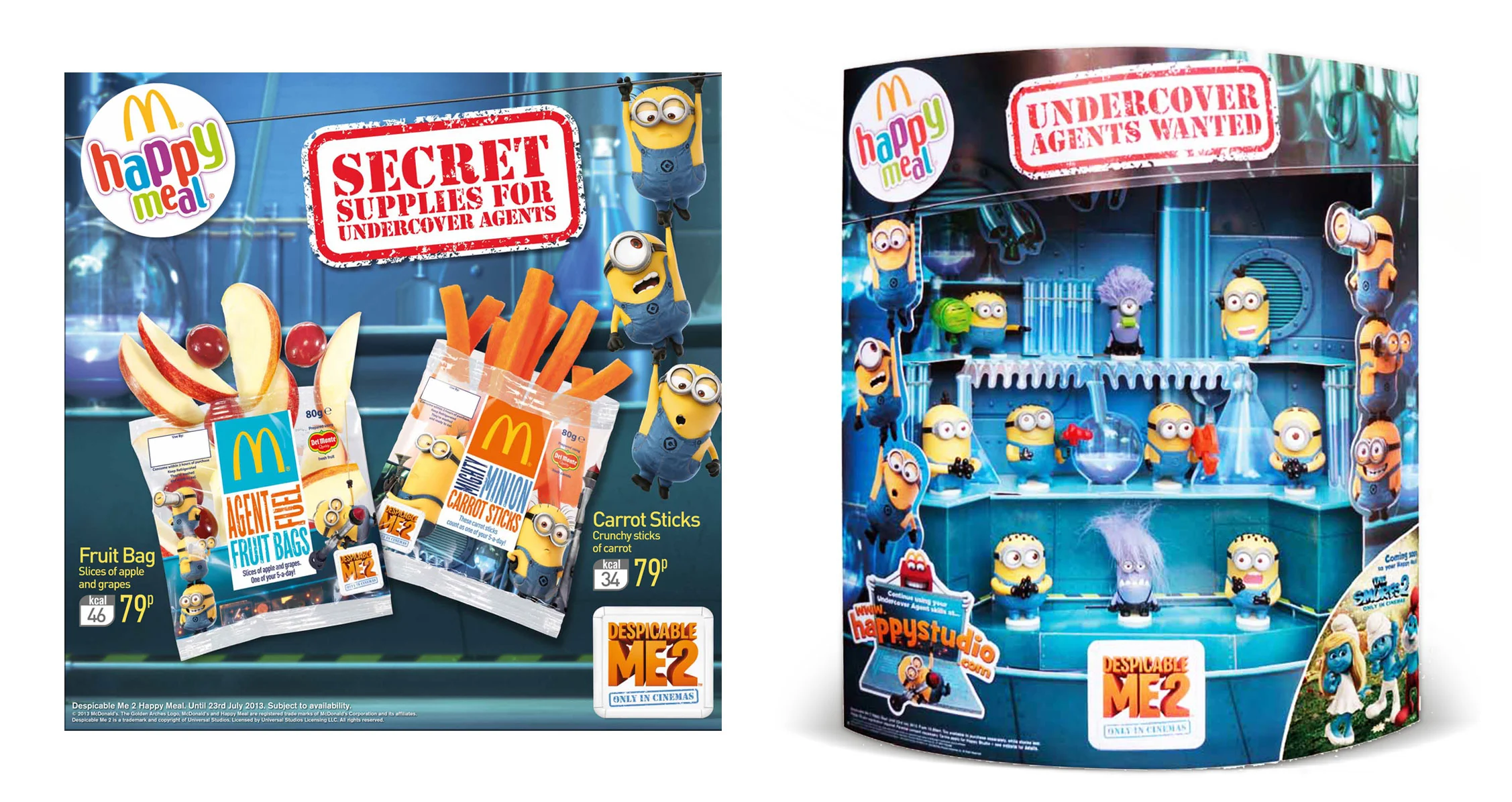 despicable me mcdonalds toys