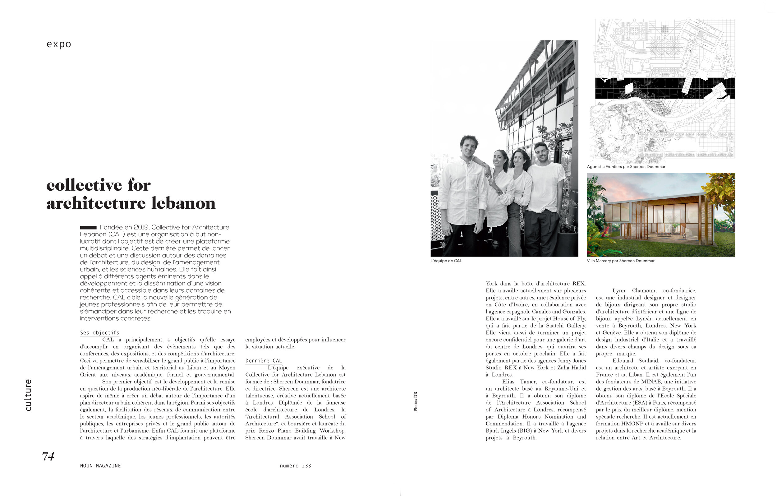 Noun Magazine - Article about CAL