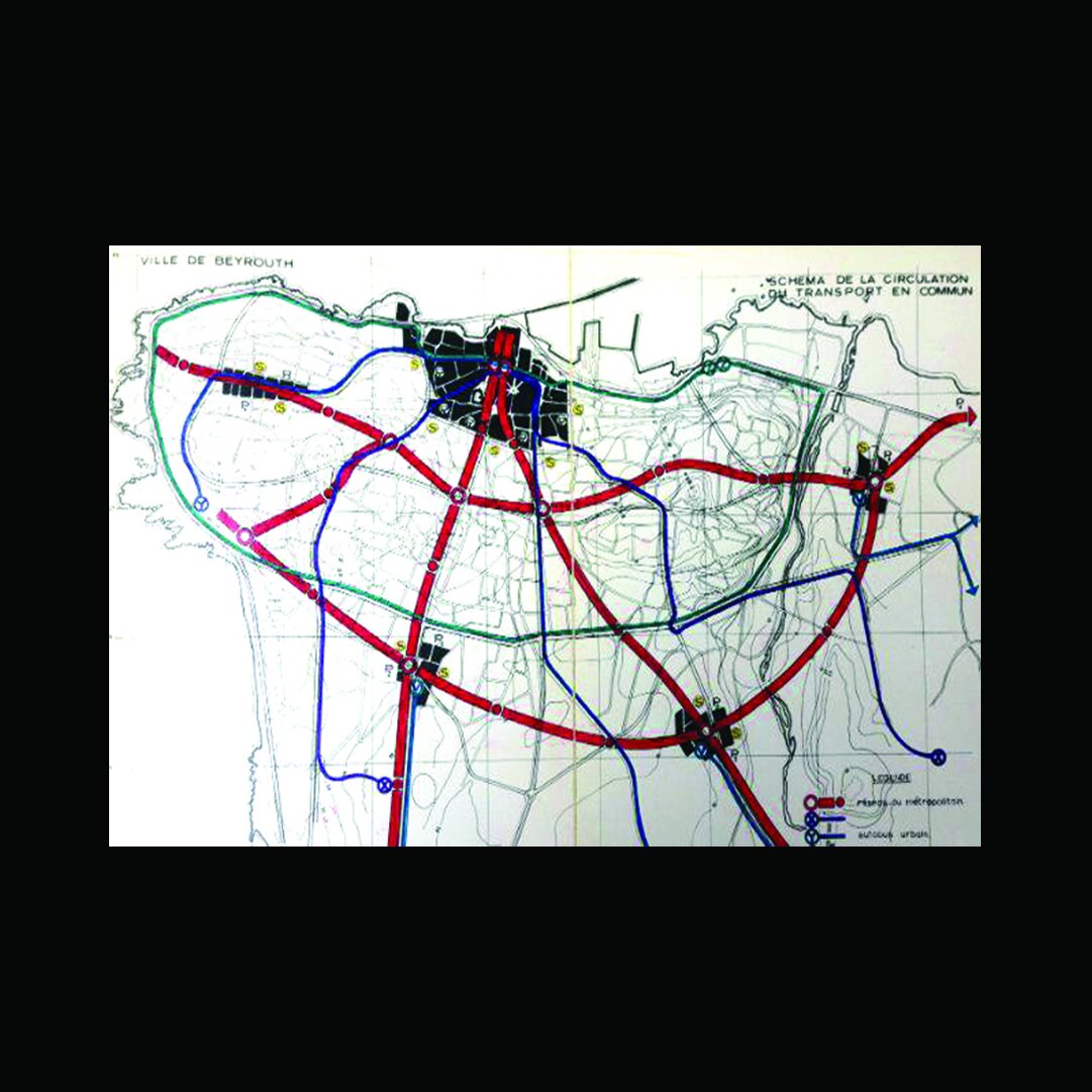 3. A 1968 USSR Study for a public transport proposal in Beirut..jpg