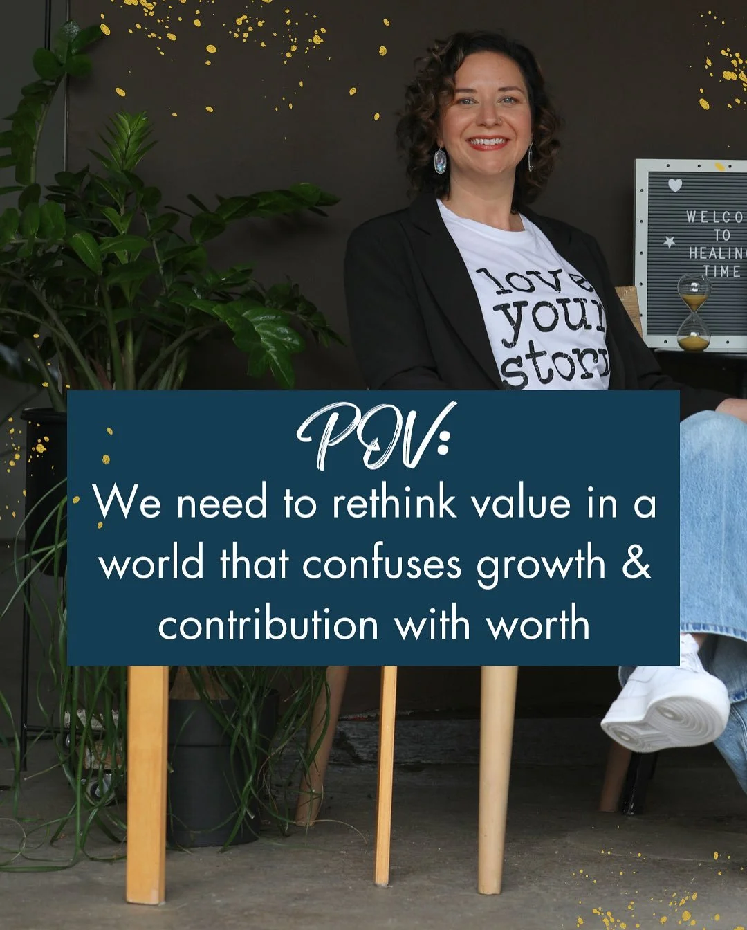Someone out there needs to hear this.

The shift begins with you.

If you find it hard to slow down, if you&rsquo;re frequently feeling overwhelmed, busy, go-go-go or always starting the next thing before you&rsquo;ve even finished the current one, y