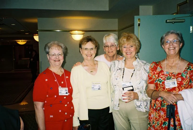 Inez Talbert, Kay Langford, Marcella Rowland, Gwen Shepherd, Betty Ruth Kitts(D)