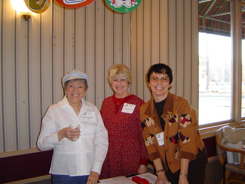 Charlotte Jones, Shirley Hirby (D) and ML
