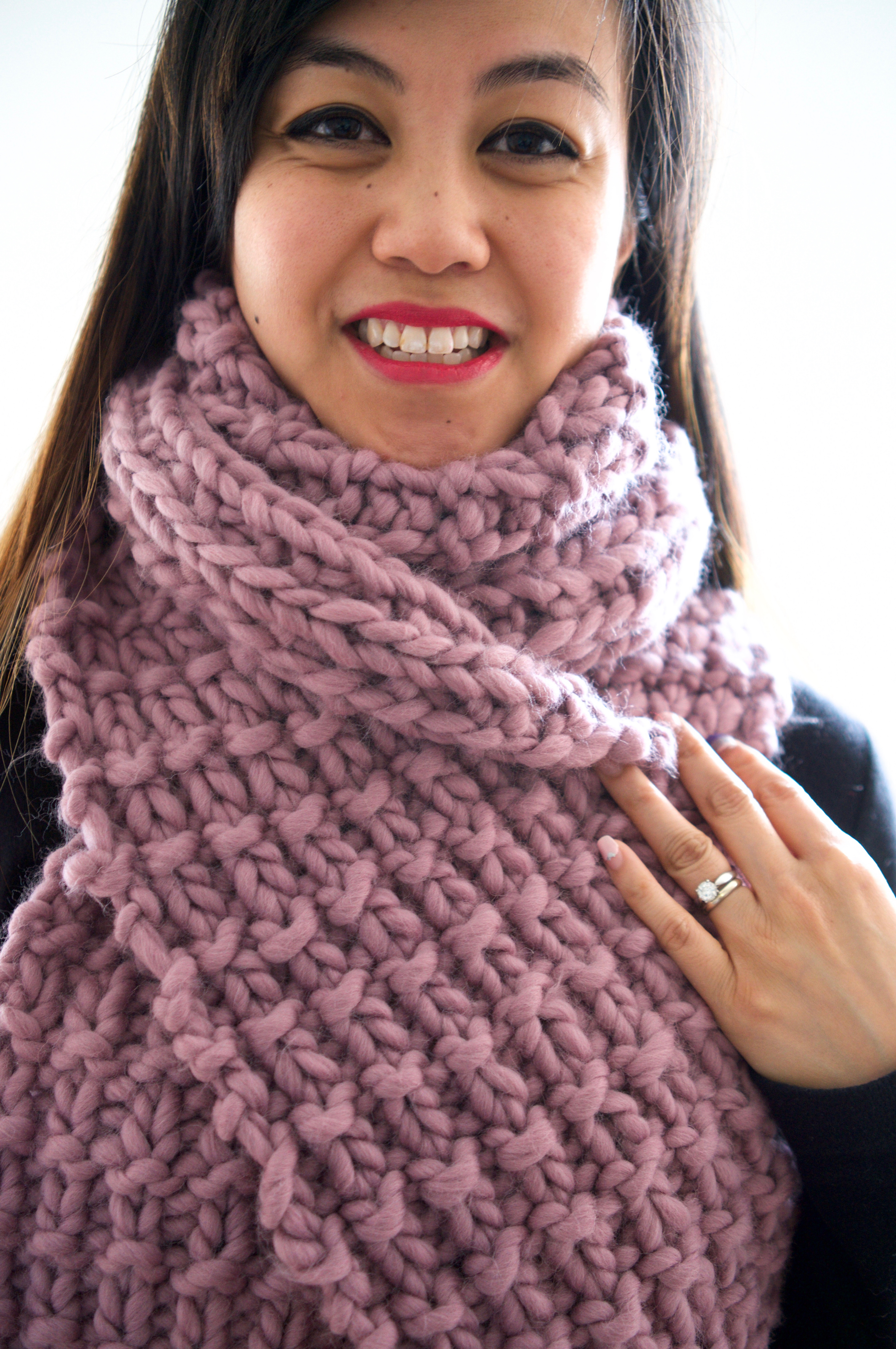 Expanded Rib scarf