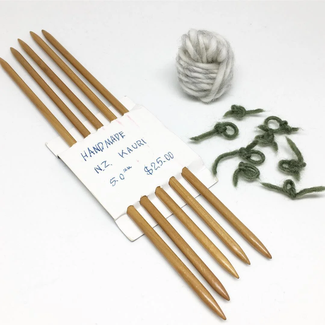 Some little green markers I made for a project. The yarn was quite fuzzy, which wasn’t a great choice. Stick with cotton or acrylic for best results.