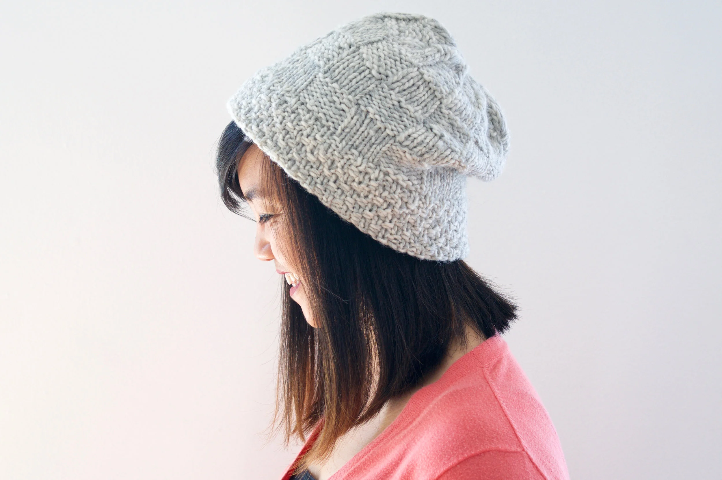 You can get the pattern for the Basketseed Beanie free when you sign up to my newsletter .