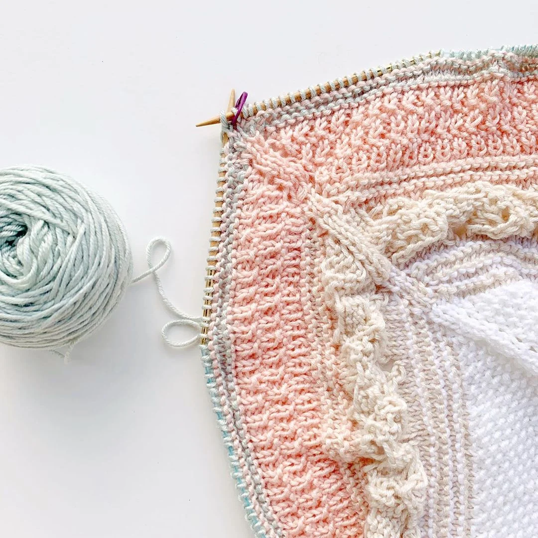 My new baby blanket pattern.