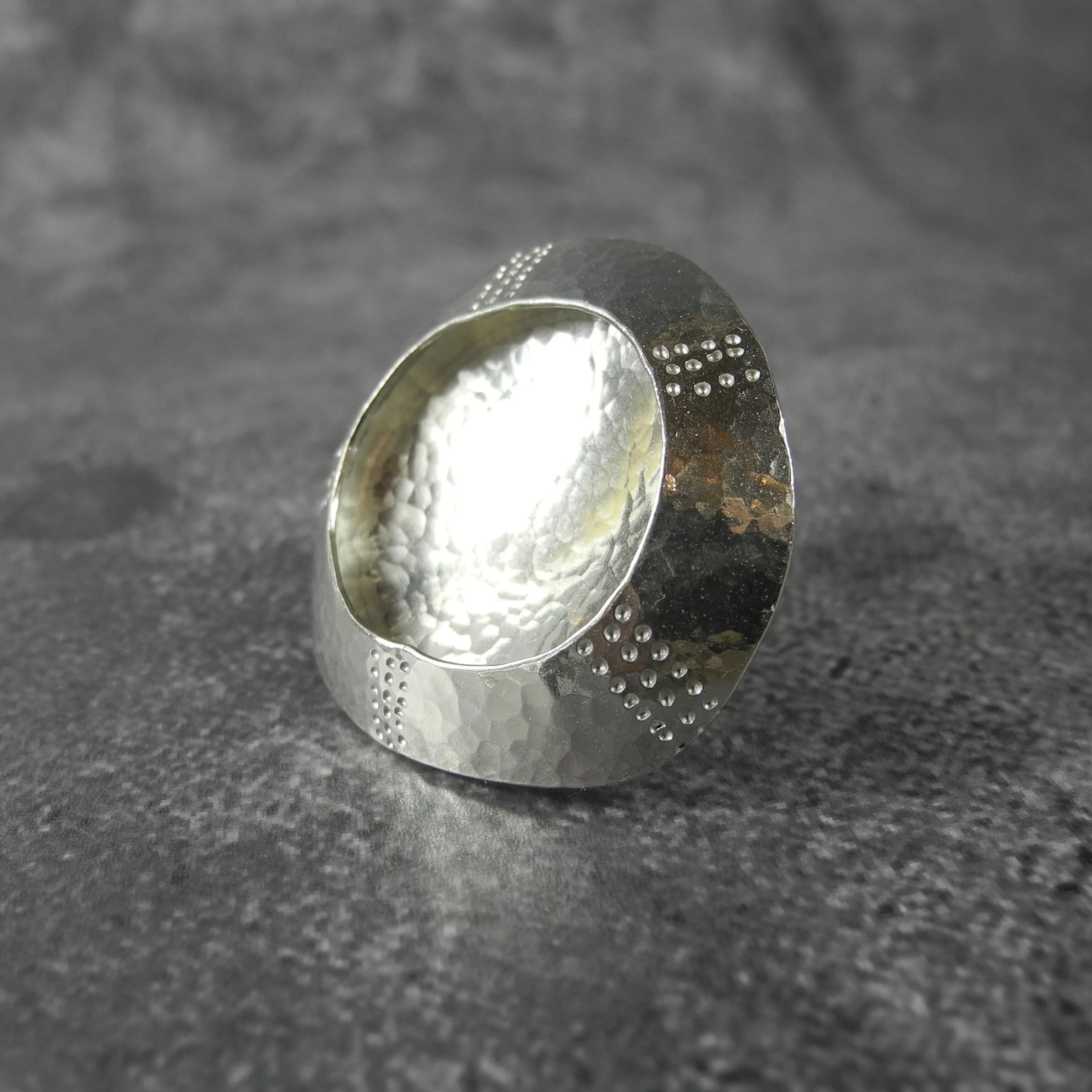 Echinoderm ring XL - pattern 5