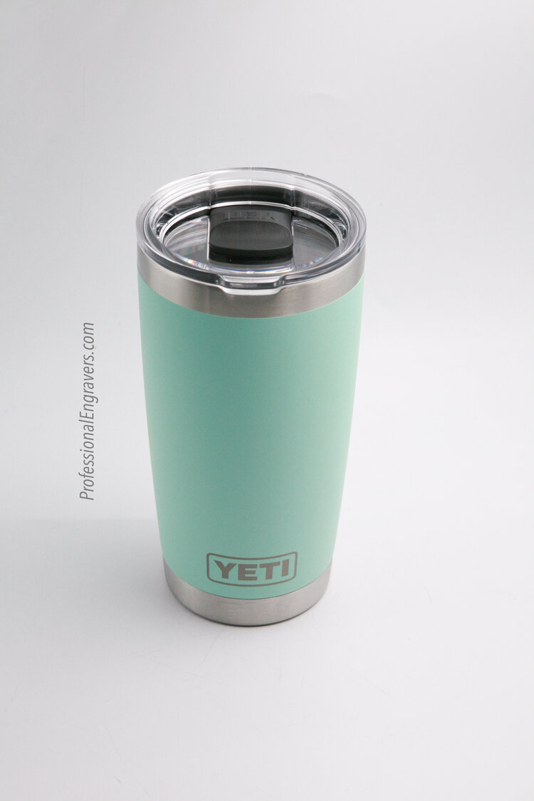 Customized YETI Rambler Tumbler - 20 oz - Seafoam — Professional  Engravers.com