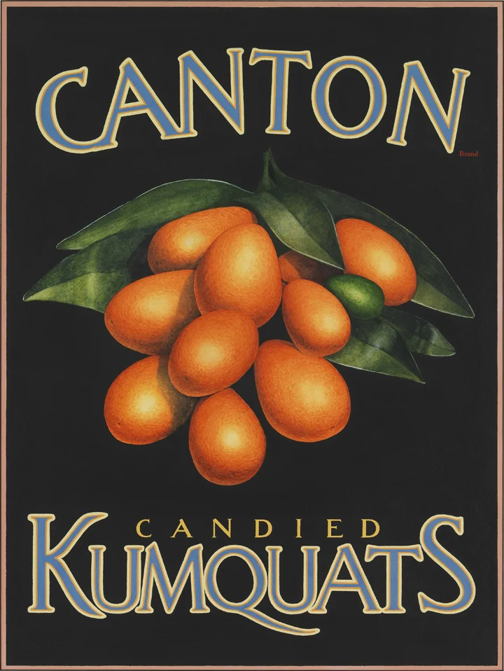 I was inspired by Orange Crate Art in 1972, I created his piece for school. Watercolor, ink and hand painted lettering in gouache