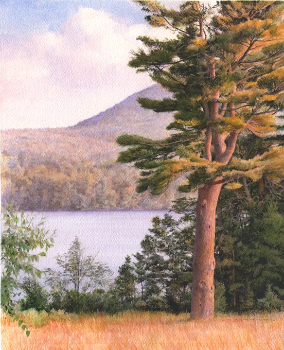 Dublin Lake in summer. (New Hampshire)