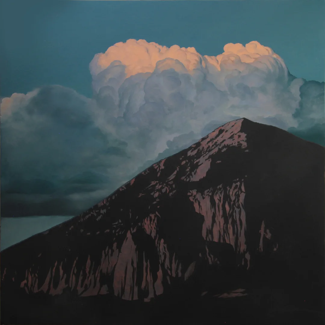 Mount Crested Butte 36 x 36 Oil on Panel