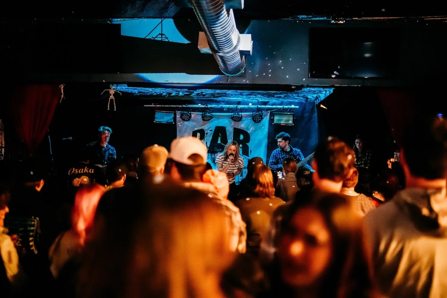 Elyse Therose performs at Bar 404 in Denver, Colorado February 27, 2026.