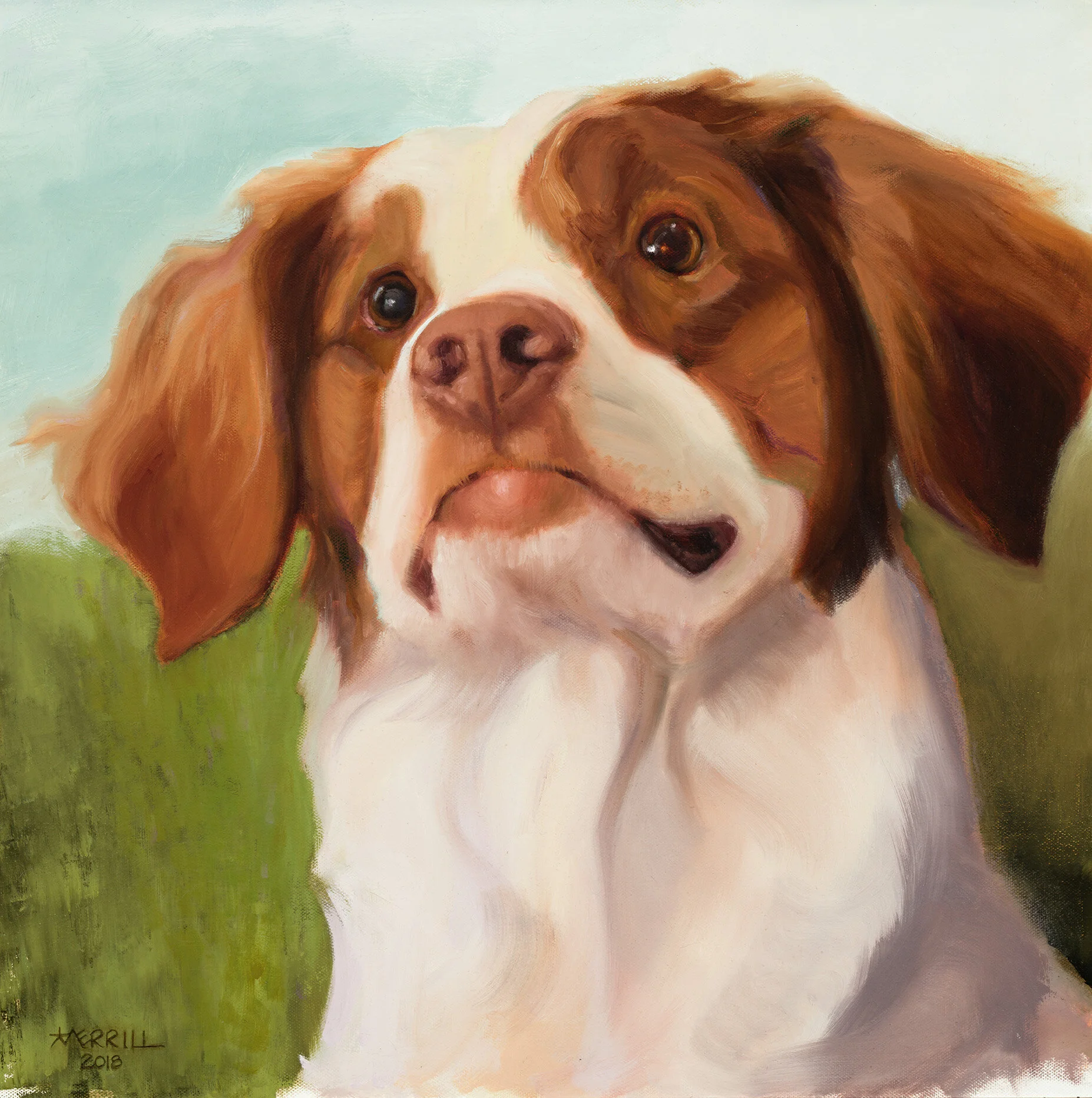  BELLA  Oil on Canvas 20” x 20”, 2018  