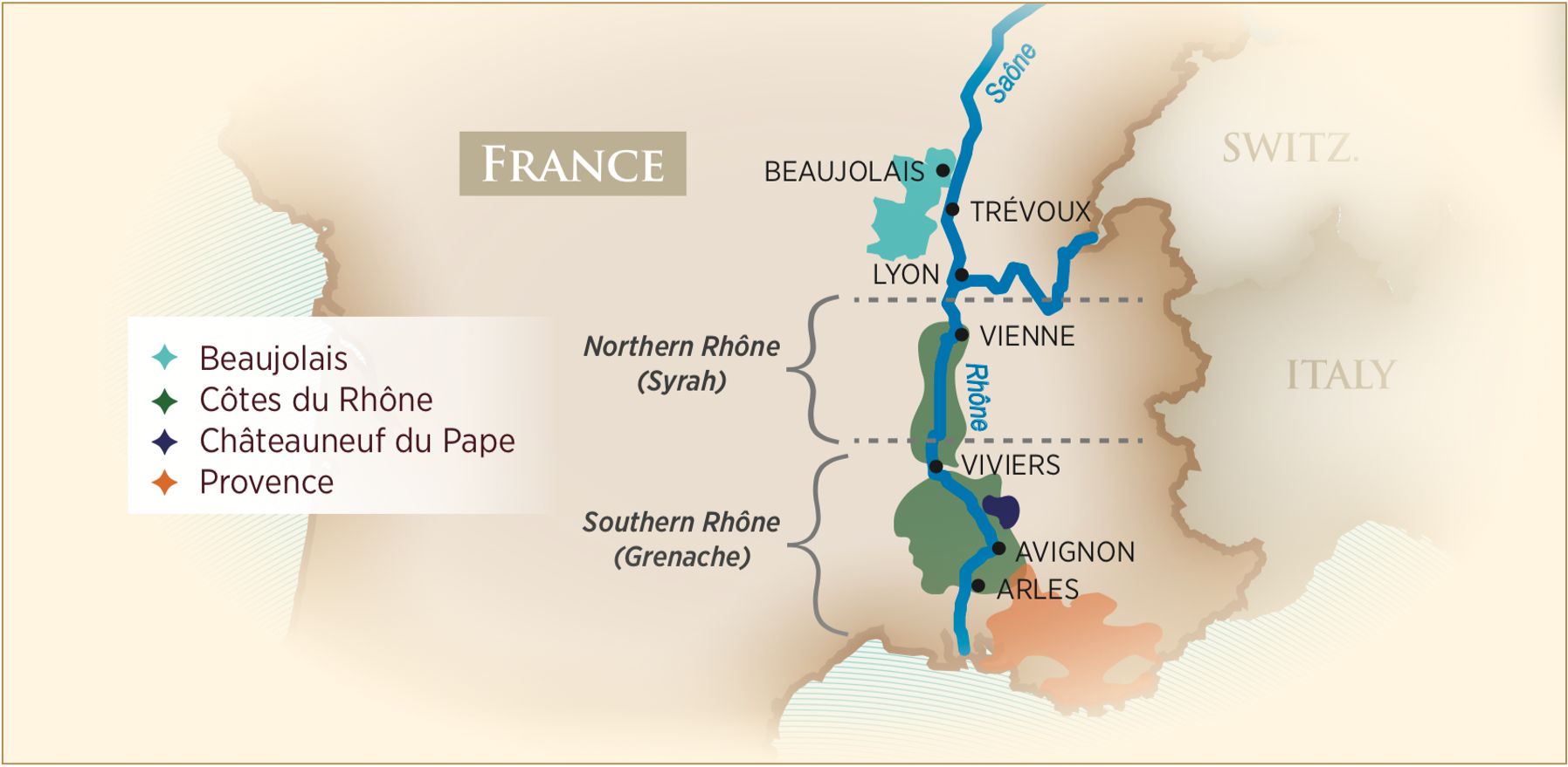 Rhône and Saône Region