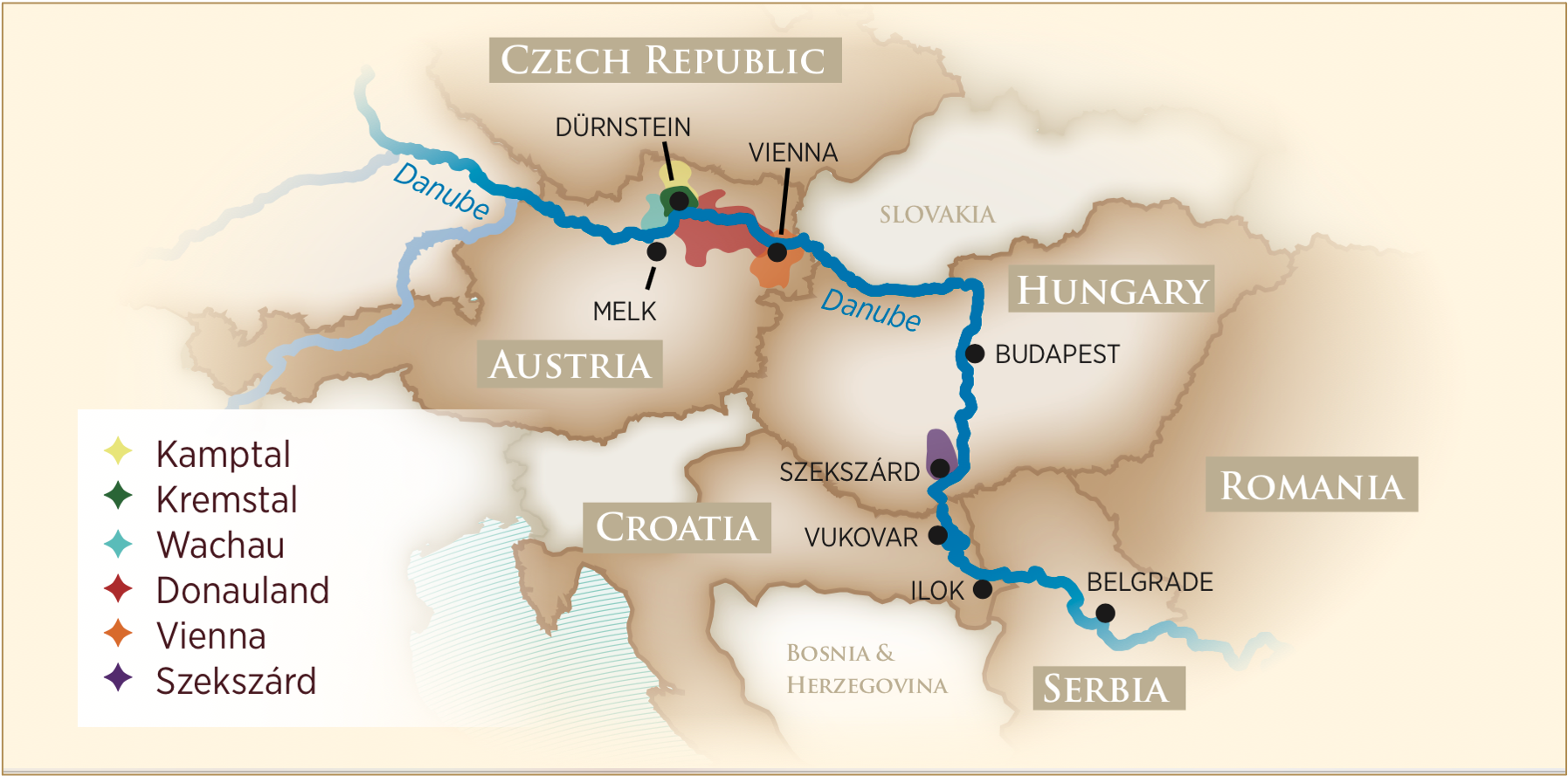 Danube Wine Regions