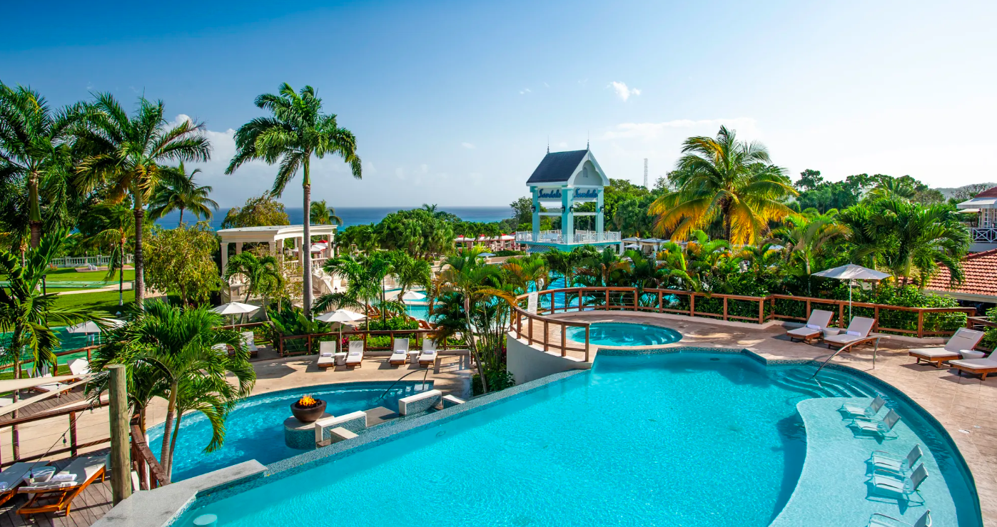 105 pools, 22 whirlpools at Sandals Ochi