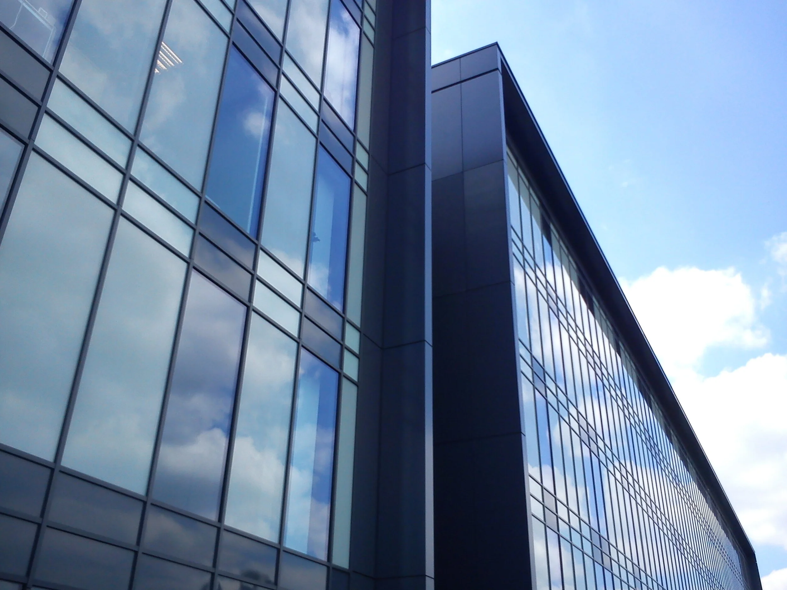 Use of window film for commercial buildings