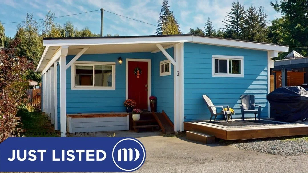 📍 3 - 39768 Government Road
🗺️ Squamish BC
🏘️ Three Rivers
🛏️ 2 Bed
🛁 1 Bath
📐 963  sq ft
🔨 Significantly renovated
🚘 Open parking
📦 Storage shed
🌲 Beautiful yard, deck, and patio
🏔️ Mountain views
💰 Listed at $415,000

Welcome to 3 - Thr