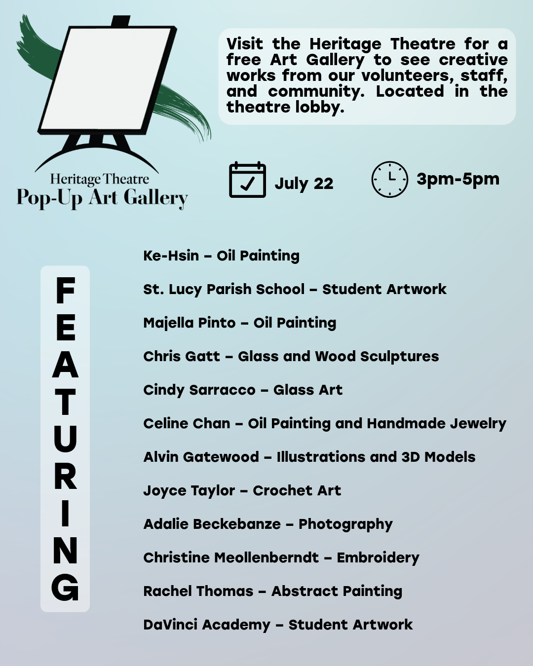Heritage Theatre Free Art Gallery