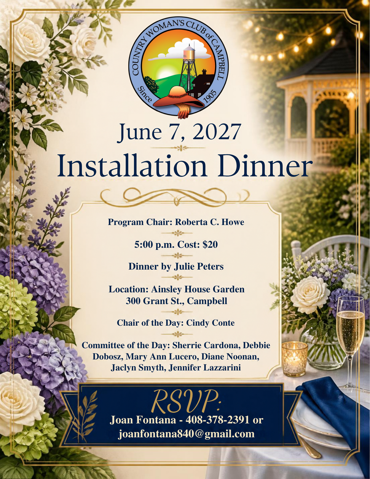 CWCC - June 7, 2027 Installation Dinner