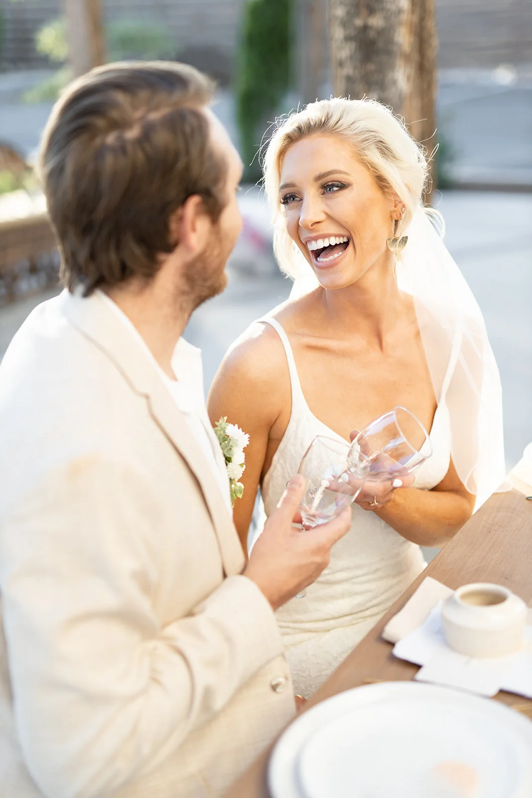 Kate and Parker on Renee Grace Bridal