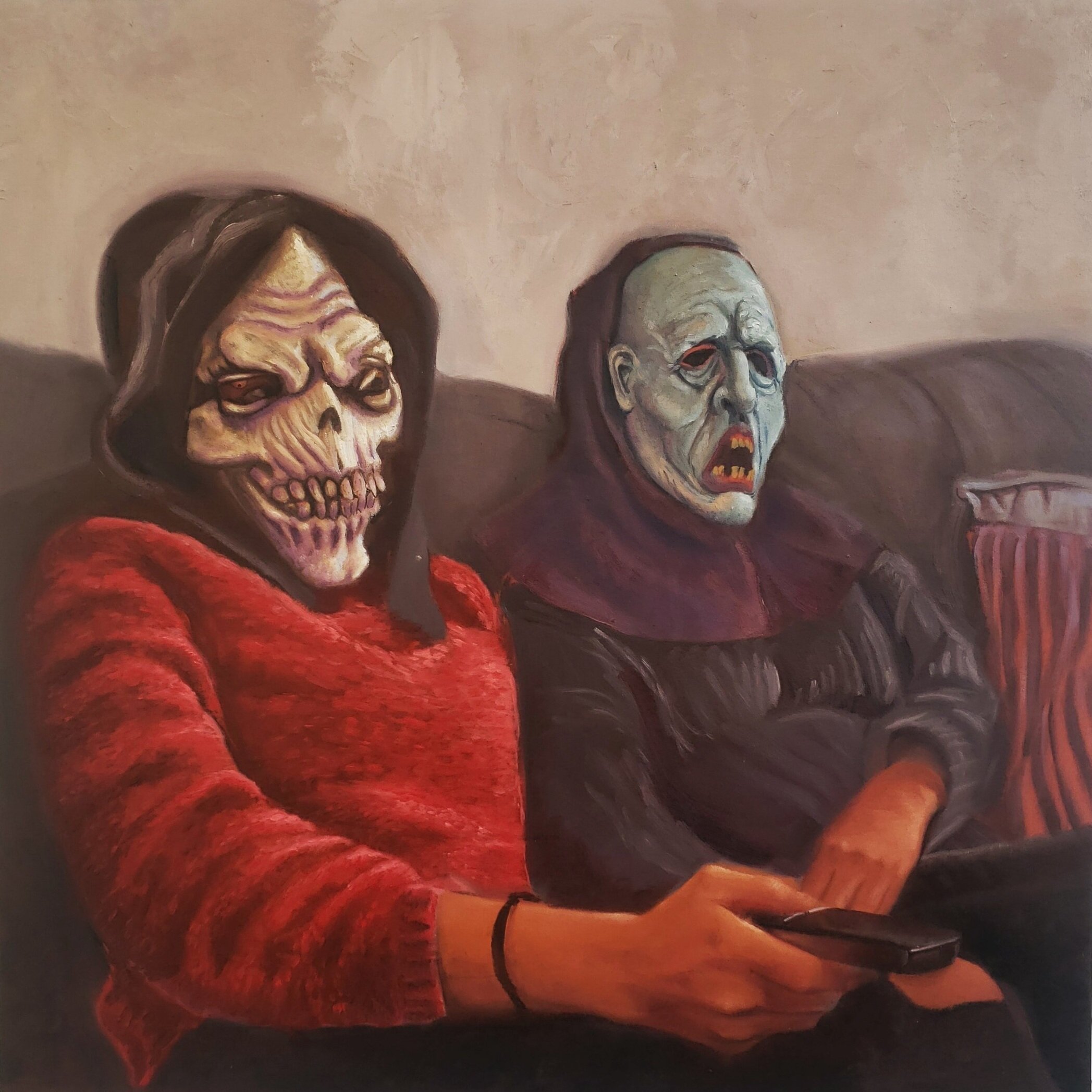 Ghouls Watching Tv