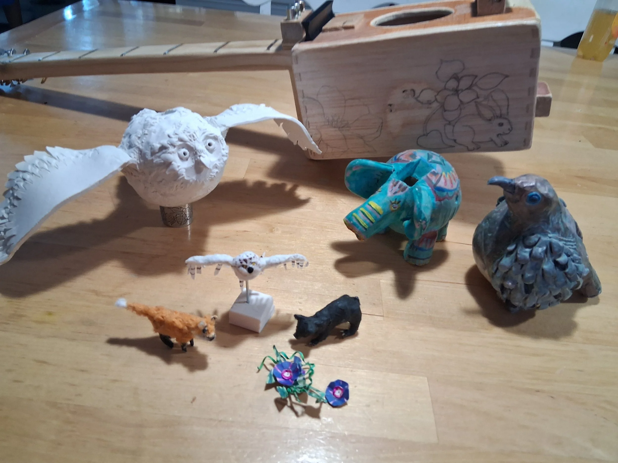 Clay Whistles and Mini Sculptures