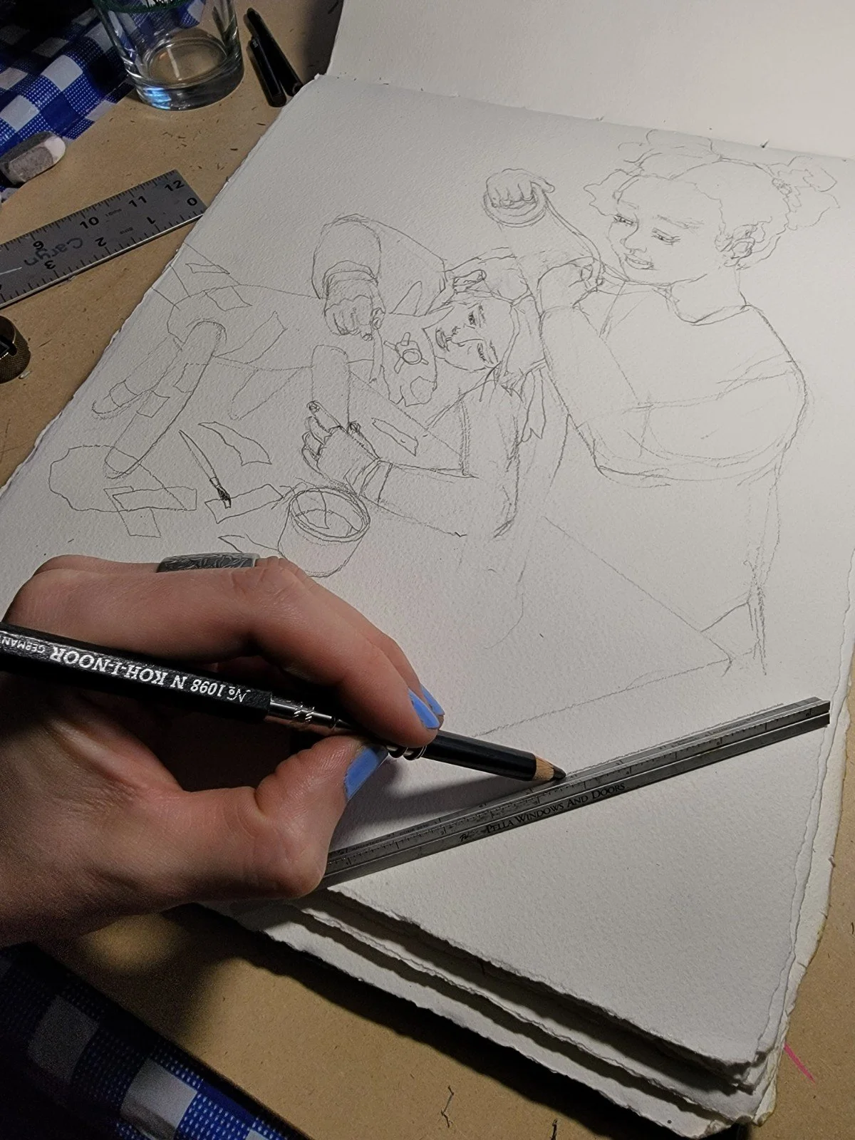 Fictional Illustrated People for Painting Study