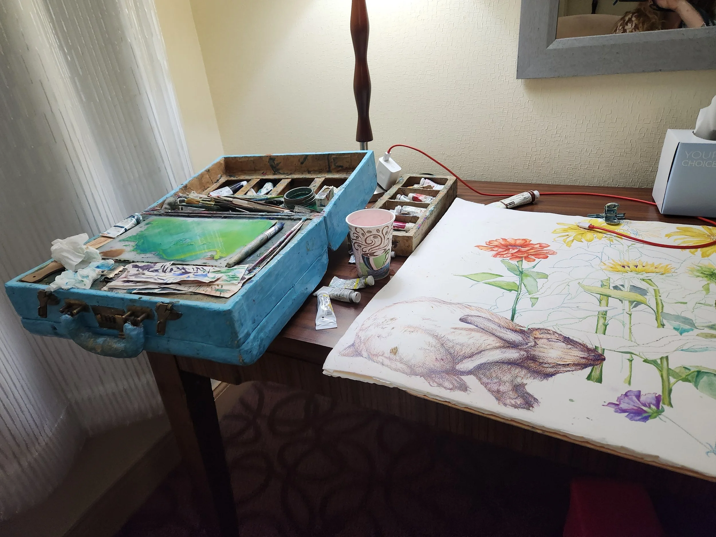 Drawing and Painting in Portable Fashion on the Go