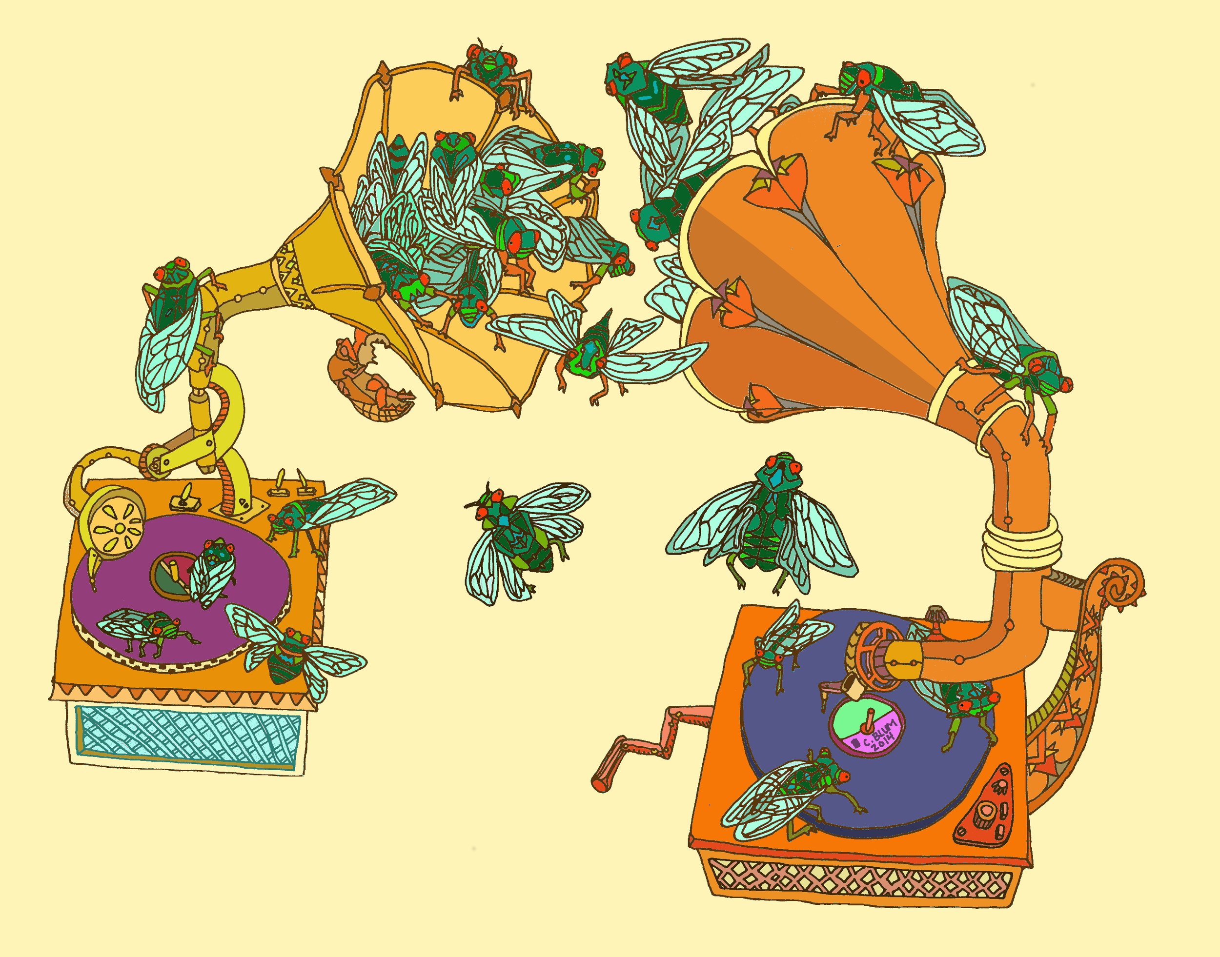 Off The Record | Commission for Juried Illustrator Invitational Exhibition Anderson Center for Contemporary Arts, Indiana