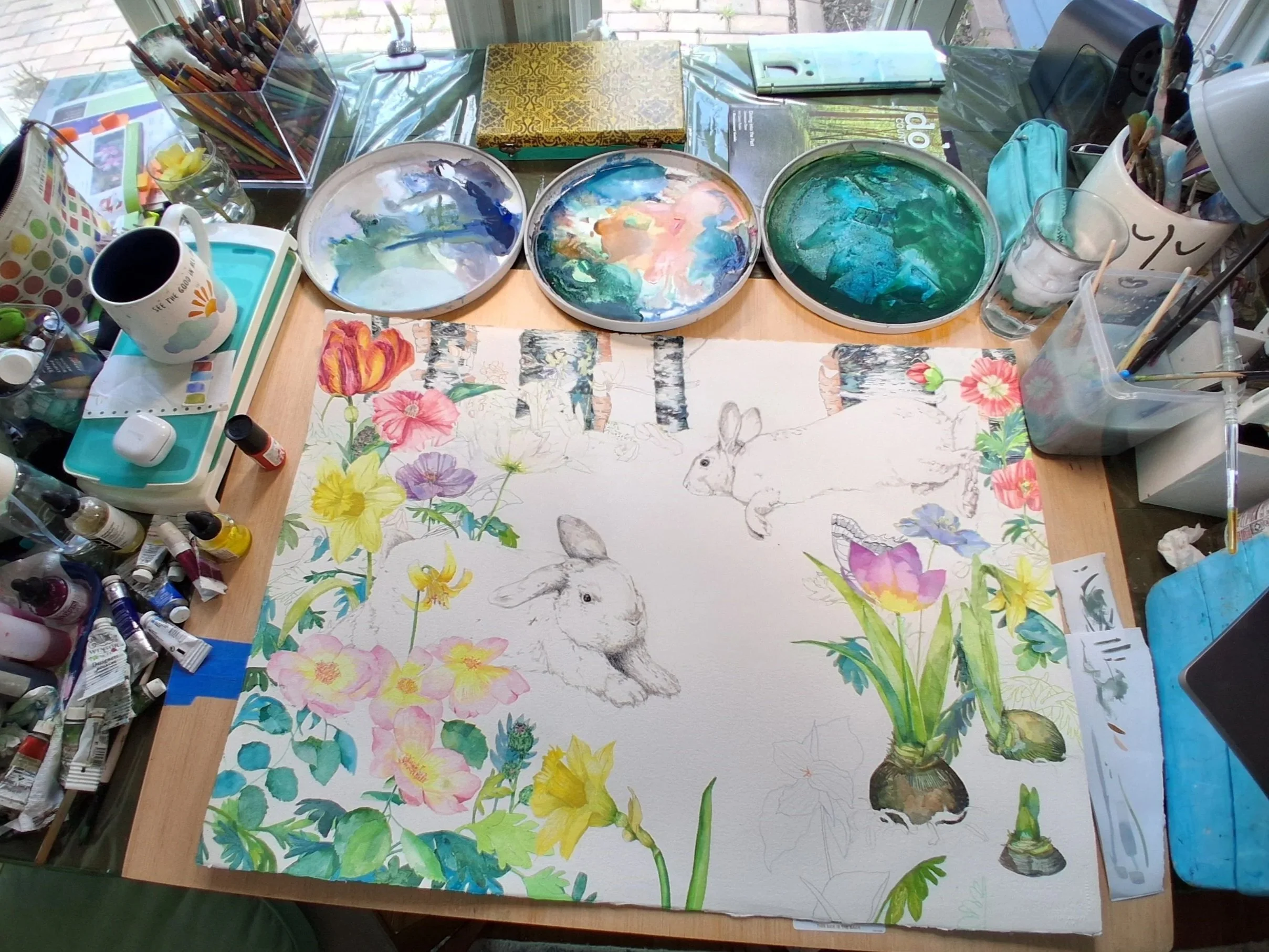 Painting in Process