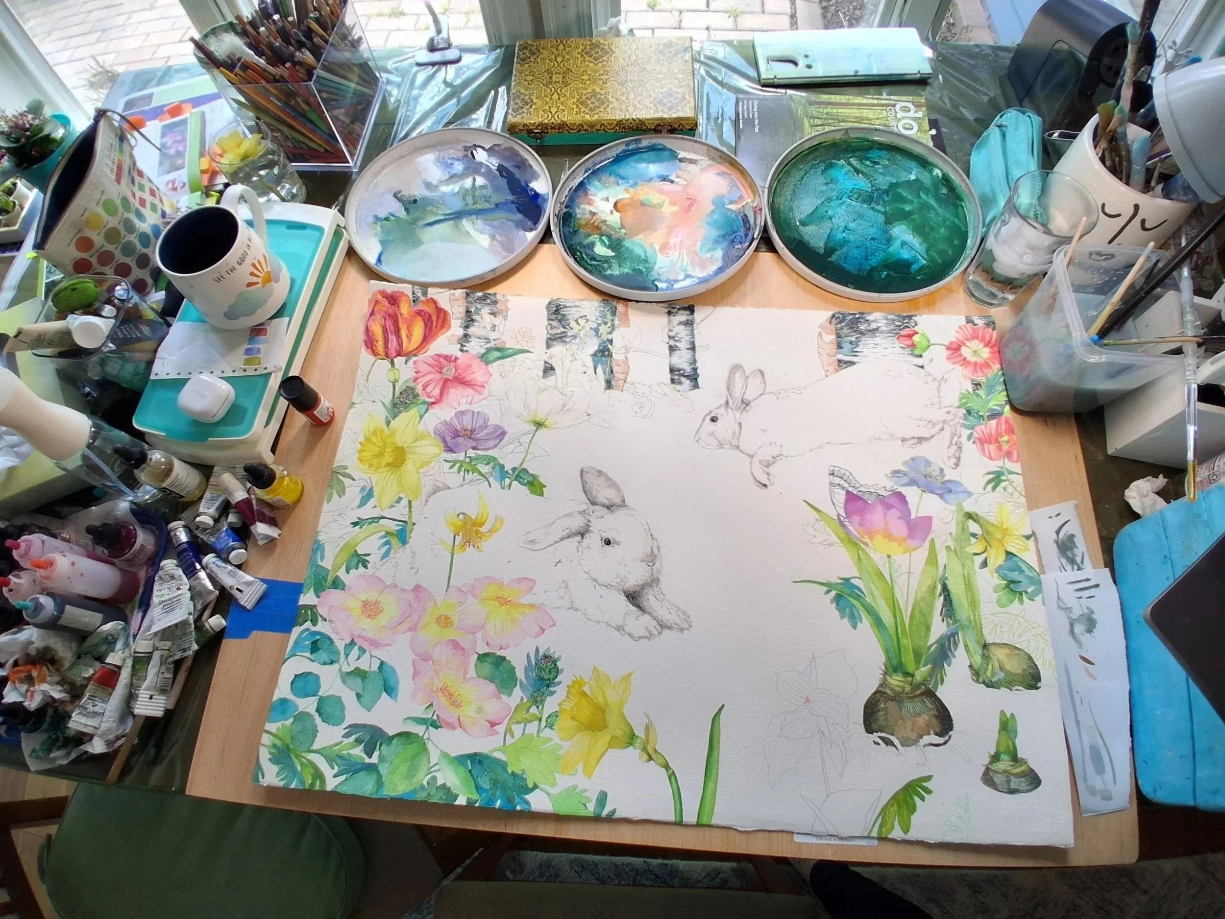 Painting in Process