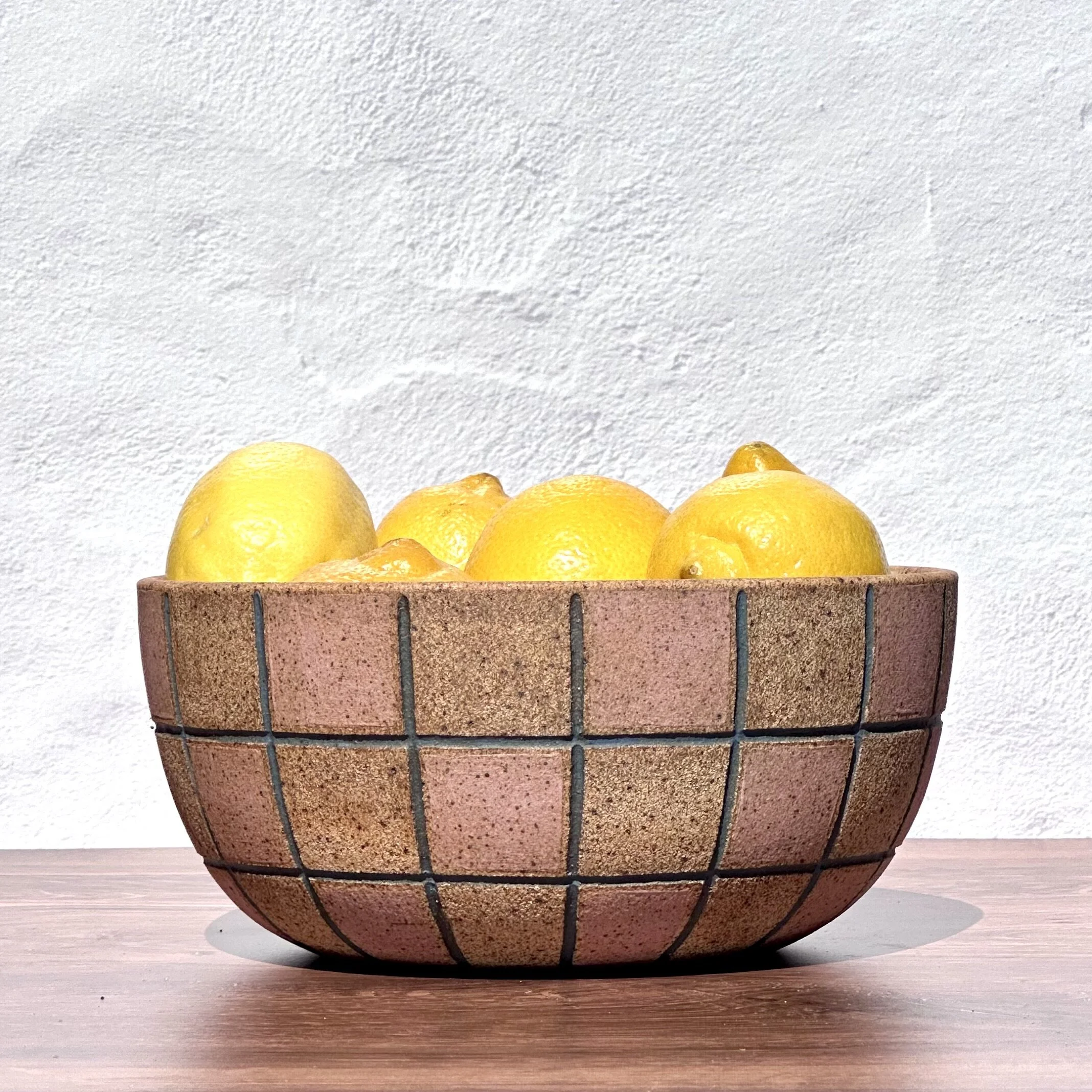 Checker Large Bowl