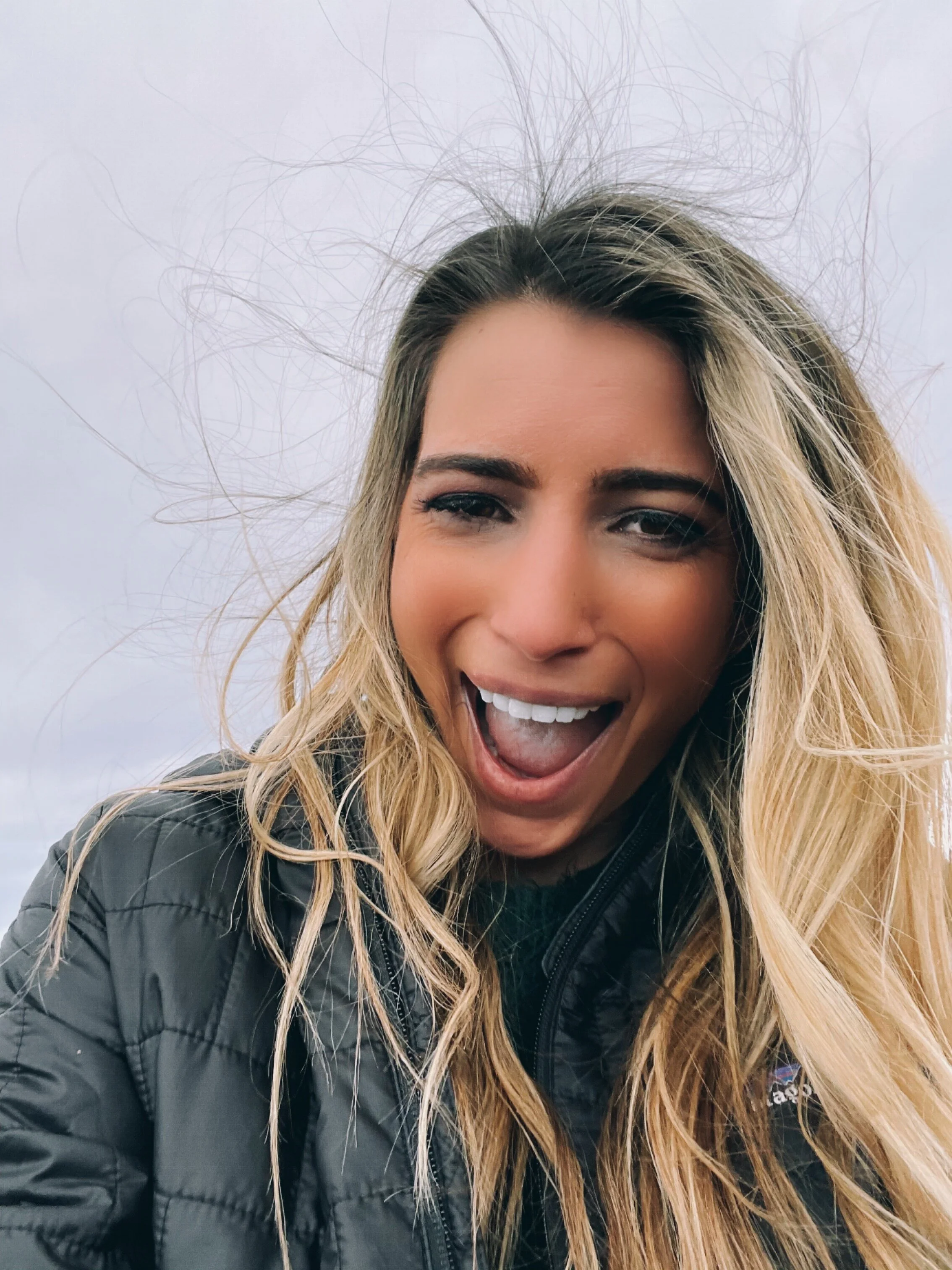 CAPTION: When the weather chooses not to cooperate with my #goodhairday