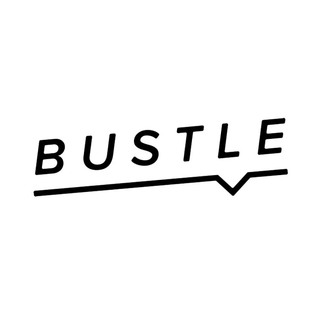 Bustle logo l AND, SWIPE RIGHT's dating advice is published in Bustle