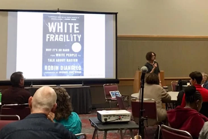 White Fragility seminar led by Robin DiAngelo, PhD., NCORE Conference, 2019.