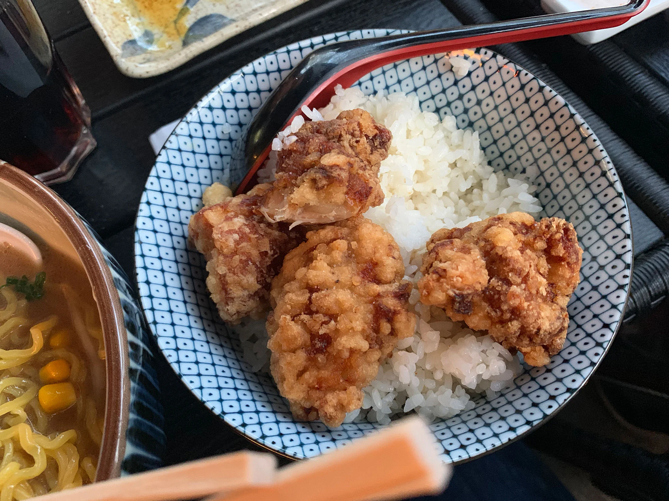 Chicken Karage - Super Super good. We killed a few plates of this.